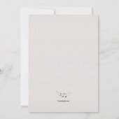 Invitation religieuse croisée cerclée (Dos)