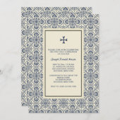 Invitation religieuse croisée décorative (Devant / Derrière)