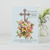 Invitation religieuse croisée juste (Debout devant)