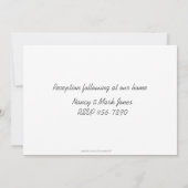 Invitation religieuse d'agneau de bébé (Dos)