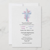 Invitation religieuse de la Croix-chrétienne (Devant)