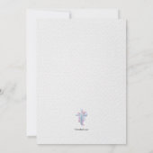 Invitation religieuse de la Croix-chrétienne (Dos)