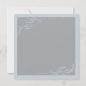 Invitation religieuse de monogramme symbolique (Dos)