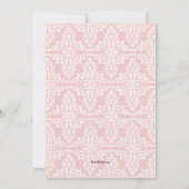 Invitation religieuse de vrille rose (Dos)