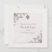 Invitation religieuse des Anciens Roses Corners (Devant)