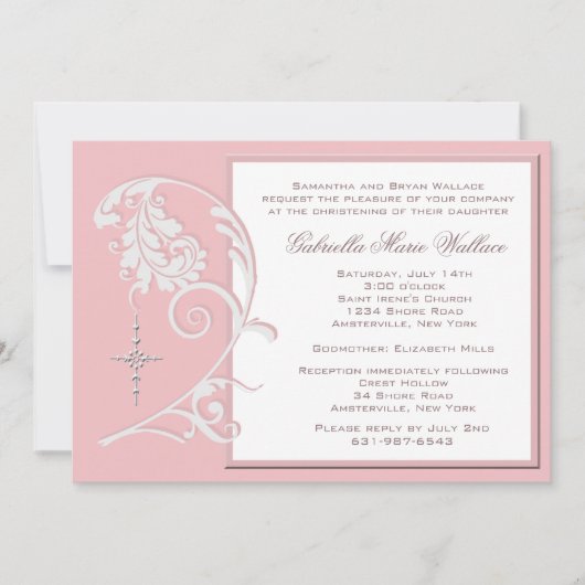 Invitation religieuse enchantée (Devant)