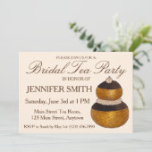 Invitation Religieuse goûter de pâtisserie française en choux (Debout devant)