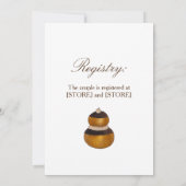 Invitation Religieuse goûter de pâtisserie française en choux (Dos)