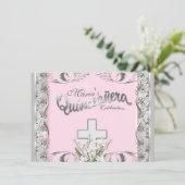 Invitation Religieuse Quinceanera (Debout devant)