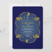 Invitation religieuse Royal Blue (Devant)