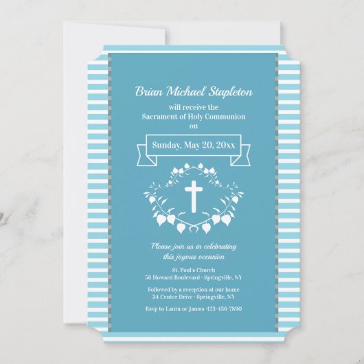 Invitation Religieuse Toujours Fidèle (Devant)