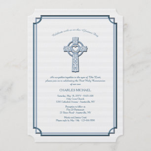 Invitation religieuse transversale réversible