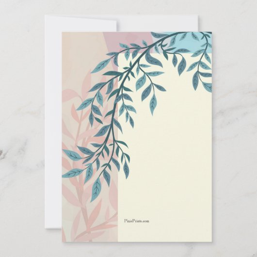 Invitation religieuse Twins (Dos)