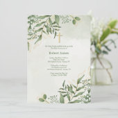 Invitation Religieux à feuillage persistant (Debout devant)