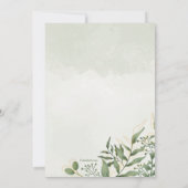 Invitation Religieux à feuillage persistant (Dos)