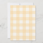 Invitation Religieux Rustique Automne Genre Révéler Invitatio (Dos)