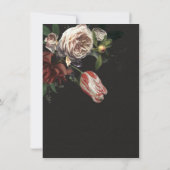 Invitation Rembrandt Floral Dark & Moody Reply Dinner (Dos)