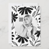 Invitation Remerciement Bohème pour Baby Shower Mariage à l'E (Dos)