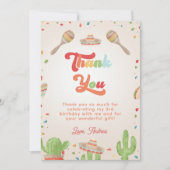 Invitation Remerciement d'anniversaire pour enfant, fête endi (Devant)