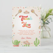 Invitation Remerciement d'anniversaire pour enfant Fiesta Gro (Debout devant)