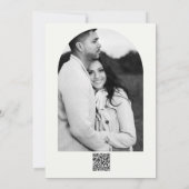 Invitation Remerciement de mariage à l'aquarelle de poulets b (Dos)