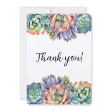 Remerciement de Succulente Colorée