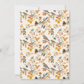 Invitation Remerciements à la Soirée de Thanksgiving (Dos)