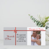 Invitation Remerciements de mariage (Debout devant)