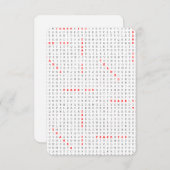 Invitation Remerciements Pour Dire Tant De Merci (Devant / Derrière)