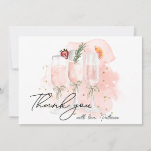 Invitation Remerciements pour la Mariée : Brunch & Bubbly Mim