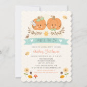 Invitation Remerciements pour l'amour mignon Fête des mariées (Devant)