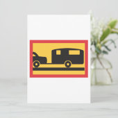 Invitation Remorquage D'une Caravane (Debout devant)