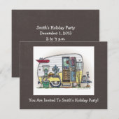 Invitation Remorque de campeur de Shasta rv (Devant / Derrière)