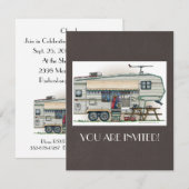Invitation Remorque de voyage pour Camper cinquième roue Vint (Devant / Derrière)