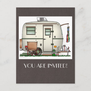 Invitation Remorque de voyage pour camping-cars à oeufs de ve