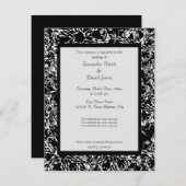 Invitation Remous gothique (Devant / Derrière)