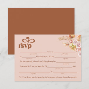 Invitation Remplir dans le vide avec demande de chanson Boîti