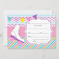 Remplir dans les blancs invite roller patinage