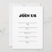 Invitation Remplir le blanc multi-usage botanique (Devant)