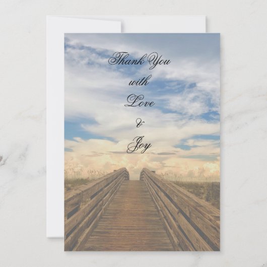 Invitation Remplissez l'invitation de mariage de Blank Beach (Dos)