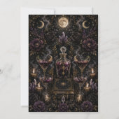 Invitation Remué par la douceur de seize ans au clair de lune (Dos)