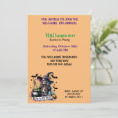 Invitation Remuer la fête de l'Halloween Pot (Debout devant)