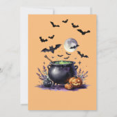 Invitation Remuer la fête de l'Halloween Pot (Dos)