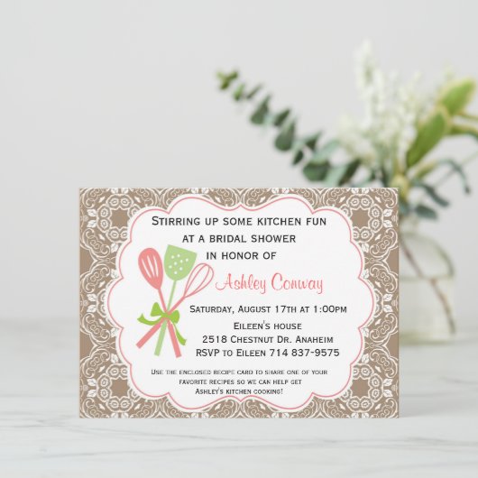 Invitation Remuer l'amusement (Debout devant)