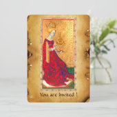 INVITATION RENAISSANCE ANTIQUE CIOTS REINE DES TASQUES (Debout devant)