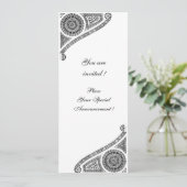 Invitation RENAISSANCE, blanc (Debout devant)