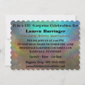 Invitation Renaissance gothique Vieux Monde Surprise (Dos)