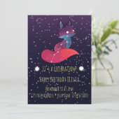 Invitation Renard de Constellation (Debout devant)