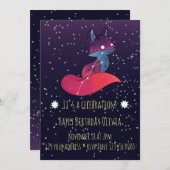 Invitation Renard de Constellation (Devant / Derrière)