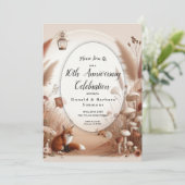 Invitation Renard de forêt d'automne enchanté (Debout devant)